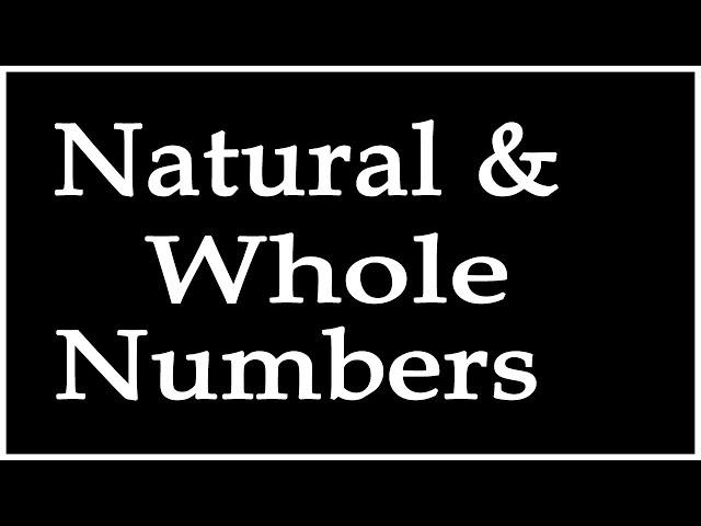 Natural Numbers | Whole Numbers | Number System | Difference Between Natural And Whole Numbers |Math