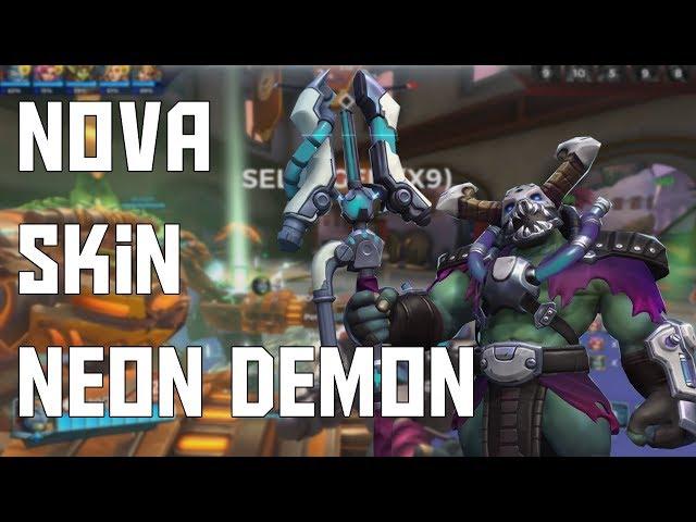 Paladins (PTS OB70) Nova skin Grohk Neon Demon