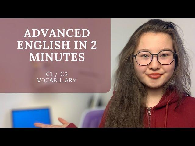 5 Advanced English Words | C1/C2 Vocabulary