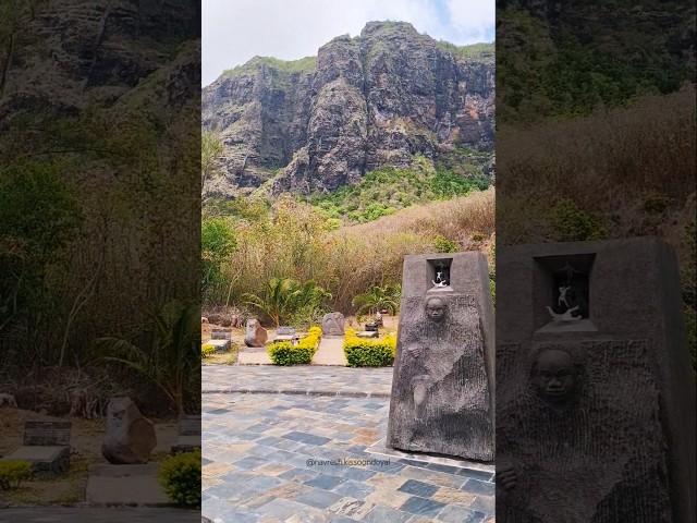 International Slave Route Monument at the feet of Le Morne Brabant Mountain ● Mauritius