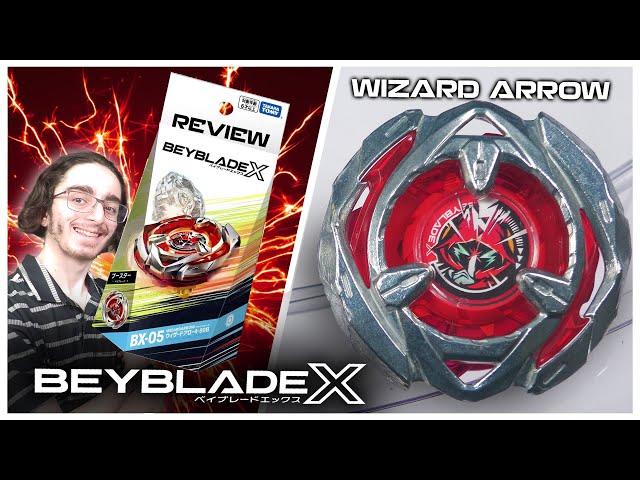 RED XTREME! NEW Wizard Arrow 4-80B BX-05 Booster Beyblade X REVIEW UNBOXING