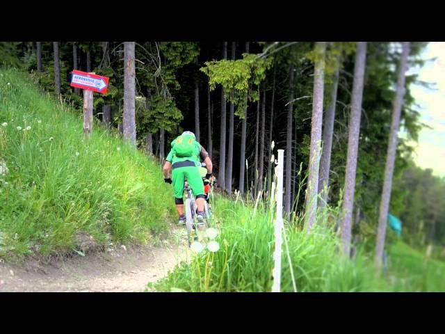 Too fast for me -- VAUDE Choose your Line -- An Interactive Mountain Bike Ride