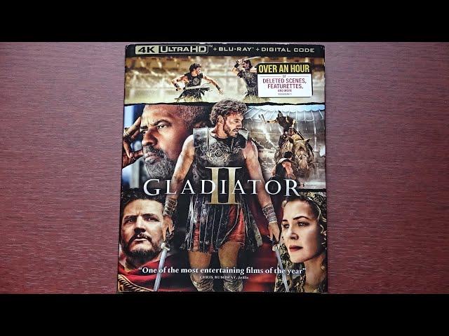 Gladiator II 4K Ultra HD Blu-ray Unboxing