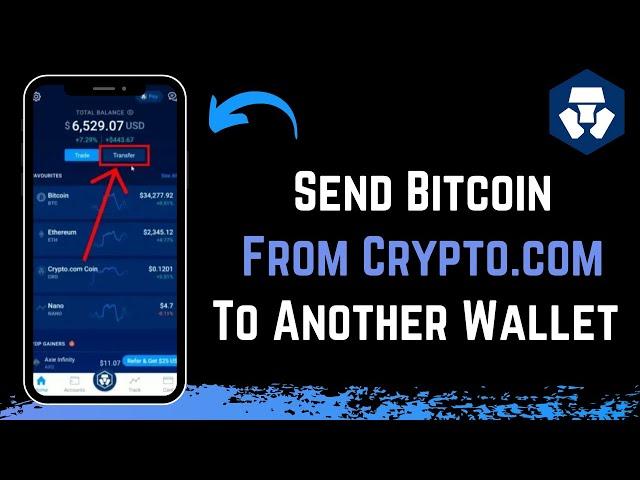 How To Send Bitcoin From Crypto.com To Another Wallet !