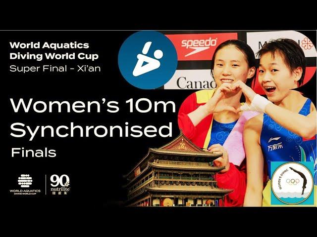 Full Video | Women's Synchronised 10M Platform Final | Diving World Cup 2024 - Xi'an   #womensdiving