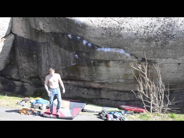 Beautiful day bouldering in Sandefjord