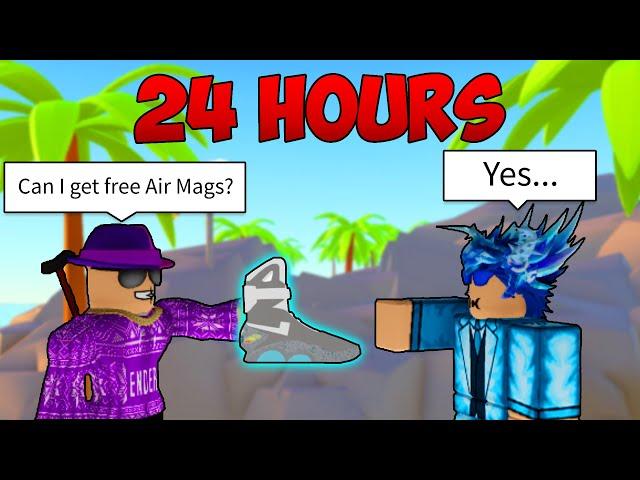 Sneaker Resell Simulator But I Cant Say No For 24 Hours (Roblox)