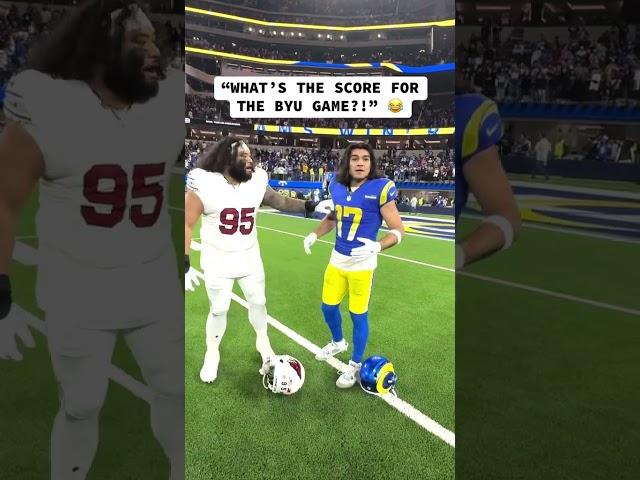 dubs in LA and utah for Puka #pukanacua #losangeles #rams #nfl #byu