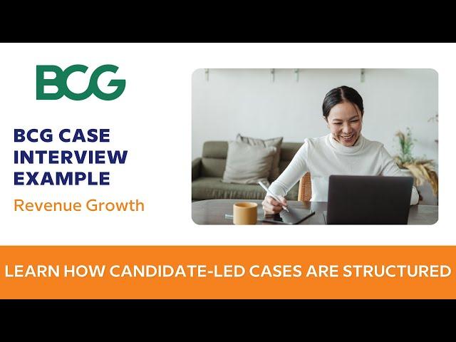 BCG Case Interview (Candidate-led): Internet Service Provider Revenue Growth