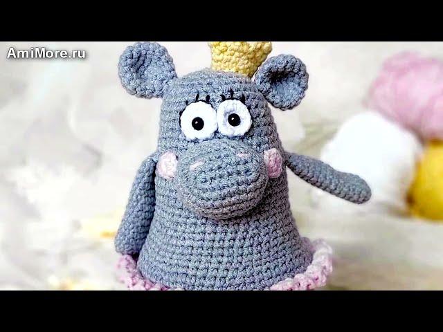 Амигуруми: схема Бегемот Клушенька | Игрушки вязаные крючком - Free crochet patterns.