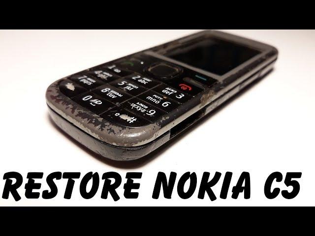 Restoration old Nokia C5-00 | Restore broken mobile phone Ремонт и восстановления ретро телефона