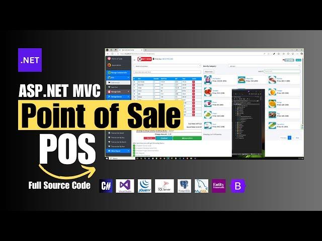 How to Build a Modern POS System with .NET Core 8.0 – Demo & Insights | ASP.NET MVC