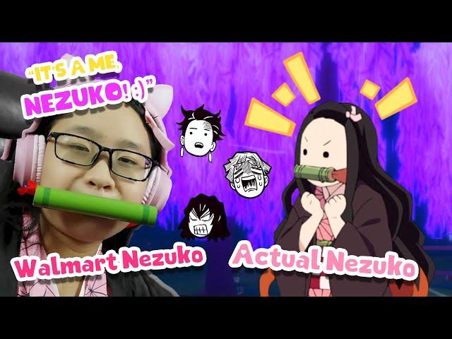 I'm Walmart Nezuko - Demon Soul Sim Roleplay with My Cousins - (Not Really A Roleplay lol)