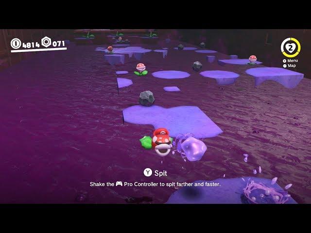 Super Mario Odyssey (Nintendo Switch) - Capture List #20 - Poison Piranha Plant