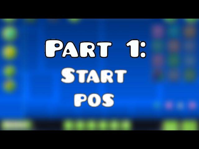 GD Triggers Part 1: how to use the Start Pos in Geometry Dash