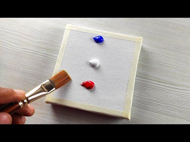 Easy Painting Idea on small canvas #31 | Mini Canvas painting | Acrylic painting idea #2