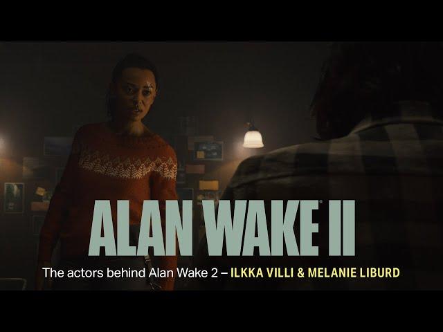 The actors behind Alan Wake 2 - Ilkka Villi & Melanie Liburd