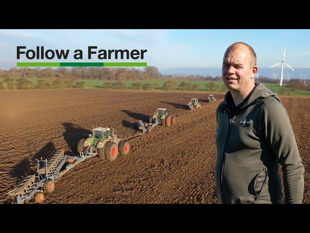 Showtime: 4x Fendt trækker 31 furer! - Follow a Farmer, Agrifos S3:E7