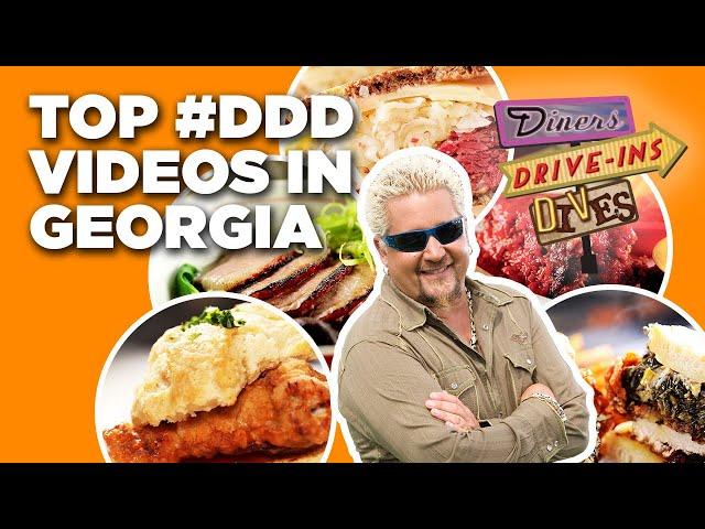 Top #DDD Videos in Georgia with Guy Fieri | Diners, Drive-Ins, and Dives | Food Network