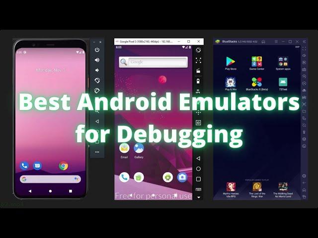 Best Android Emulators for Debugging - Intel & AMD CPUs - Testing with a React Native Project