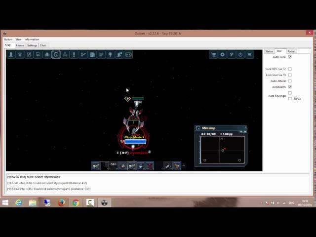 Darkorbit bot Golem Wartool Preview