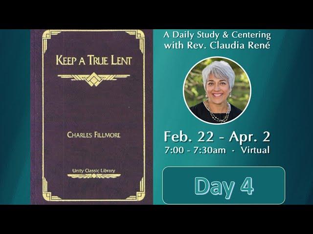 Mind Fast - Soul Feast | Lent Day 4 | I AM | Rev Claudia René