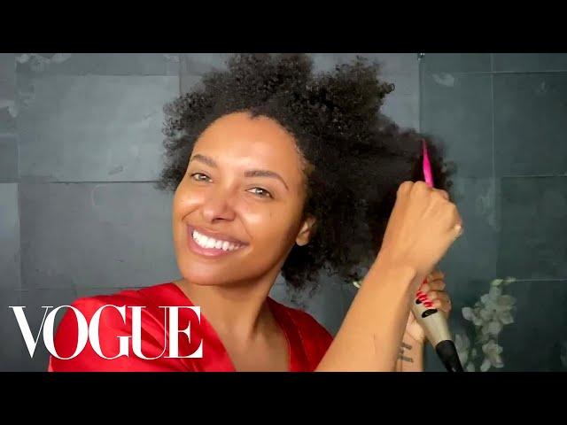 Kat Graham's Natural Hair Beauty Routine | Beauty Secrets | Vogue