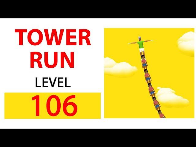 Tower Run | Level 106 | walkthrough solution #Shorts