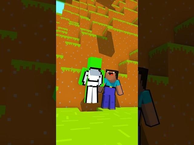 | Teaming Up| #minecraft #technoblade #dream #notch #herobrine #noob #sigma #phonk |