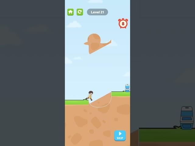 slice to save man level 21#slicetosave #game #walkthrough  #slicetosavegame #funny #shorts