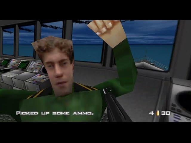 FRIGATE - Goldeneye N64 - 007 MODE - MAX DIFFICULTY - RTX 4090