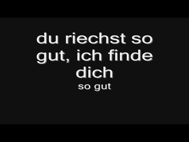 Rammstein - Du Riechst So Gut (lyrics) HD