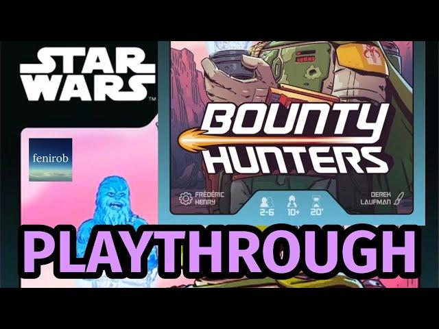 Star Wars: Bounty Hunters Board Game | Playthrough