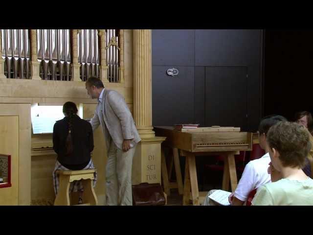 Francesco Cera Masterclass 1 Smarano Organ Academy 2012