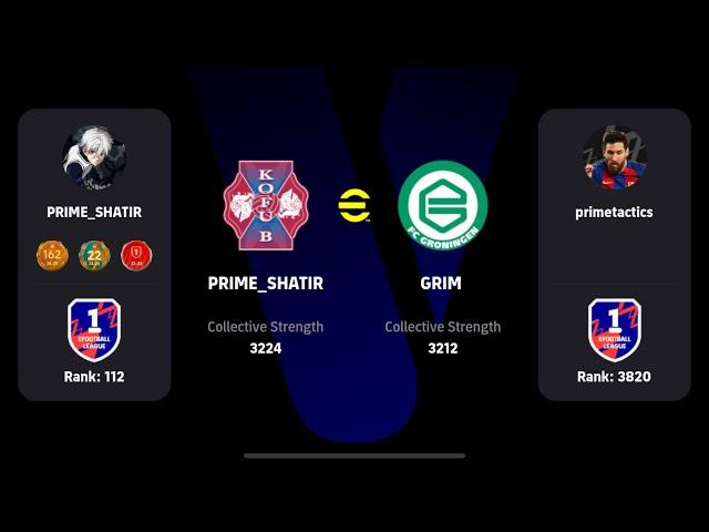 Efootball 2025 Mobile Vs Division 1 Pro Thrilling Game