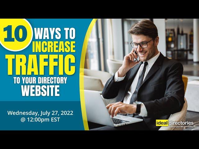 10 Ways to Increase Traffic to Your Directory Website