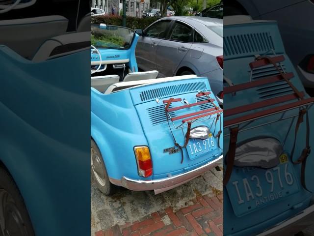 Fiat 500 on Nantucket Island