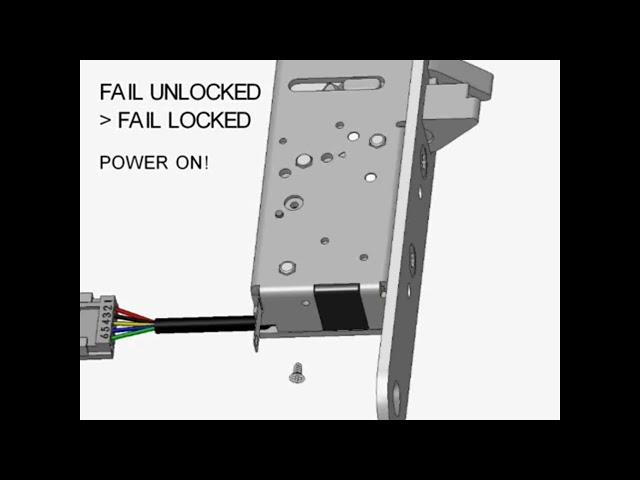 Convert Abloy EL402 El502 El404 Fail Unlocked to Fail Locked