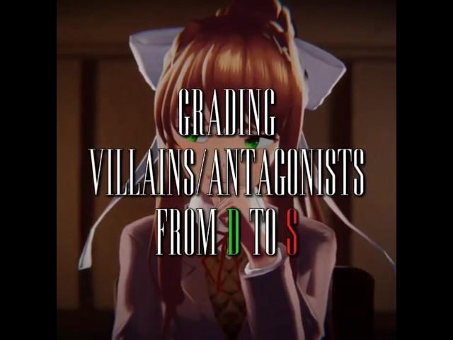 Grading VILLAINS/ANTAGONISTS from D to S tier || #capcut #invincible #onepunchman #marvel #dc #aot