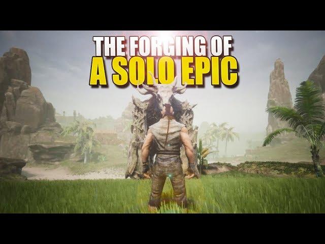 The FORGING Of A SOLO EPIC (Conan Exiles) Solo Survival #1