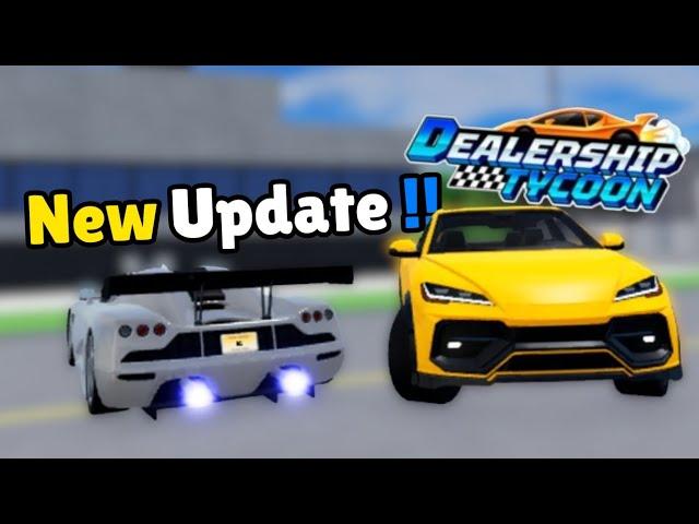 Nitro & Limited Car Update in Dealership Tycoon!!