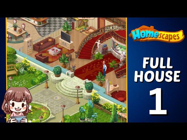 Homescapes Full Completed House 1 Story Walkthrough Gameplay