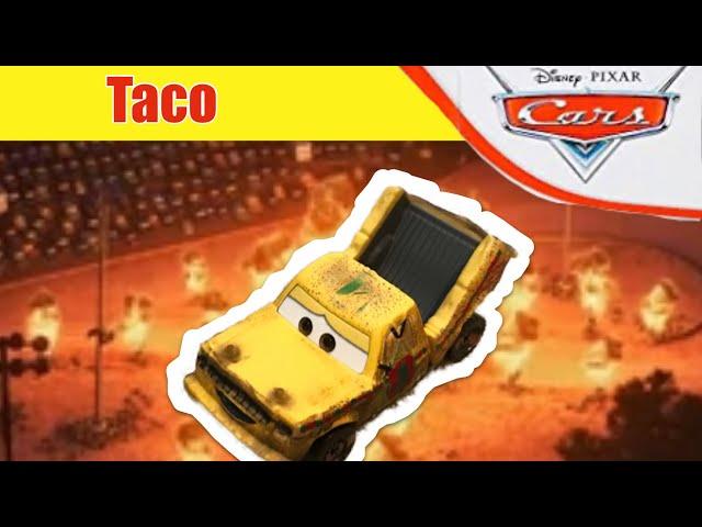 Disney Pixar Cars 3 Taco (thunder hollow demolition racer) review