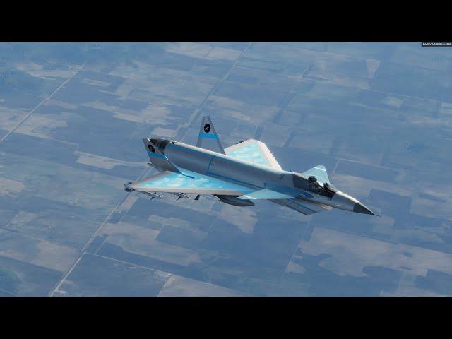 The supermaneuverable multirole fighter "Sirius" | Flyout