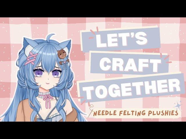 [HANDCAM] Vtuber tries Daiso needle felting kits~