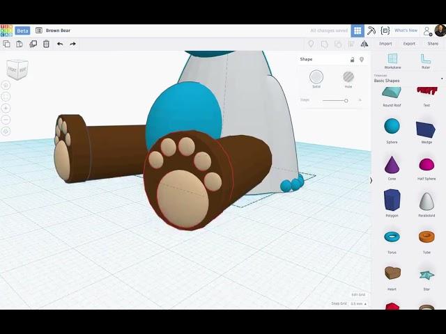 АЗИМОВ - Работа в Tinkercad