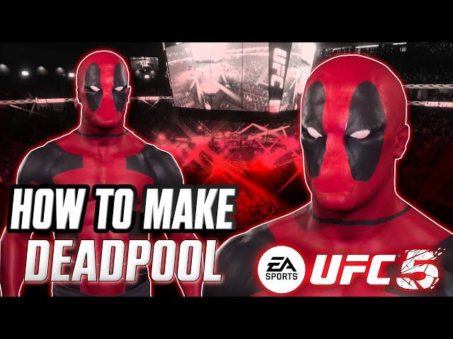 How To Make Deadpool In EA Sports UFC 5 (Create-A-Fighter Formula) | Spree Gaming