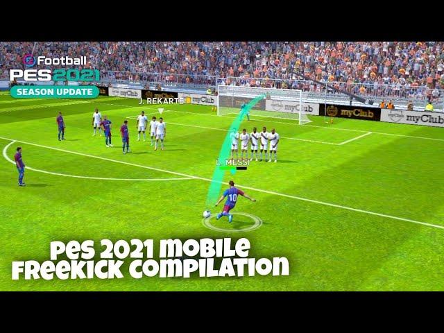 PES 2021 MOBILE - FREEKICK COMPILATION