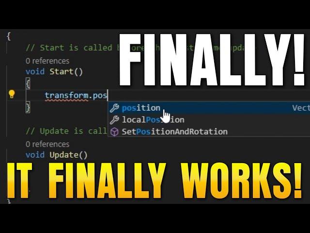 Fix Visual Studio Code Unity IntelliSense AutoComplete (ACTUALLY Working Solution)