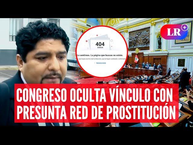 CONGRESO borra vínculo laboral con Torres Saravia por presunta red de prostitución | #LR